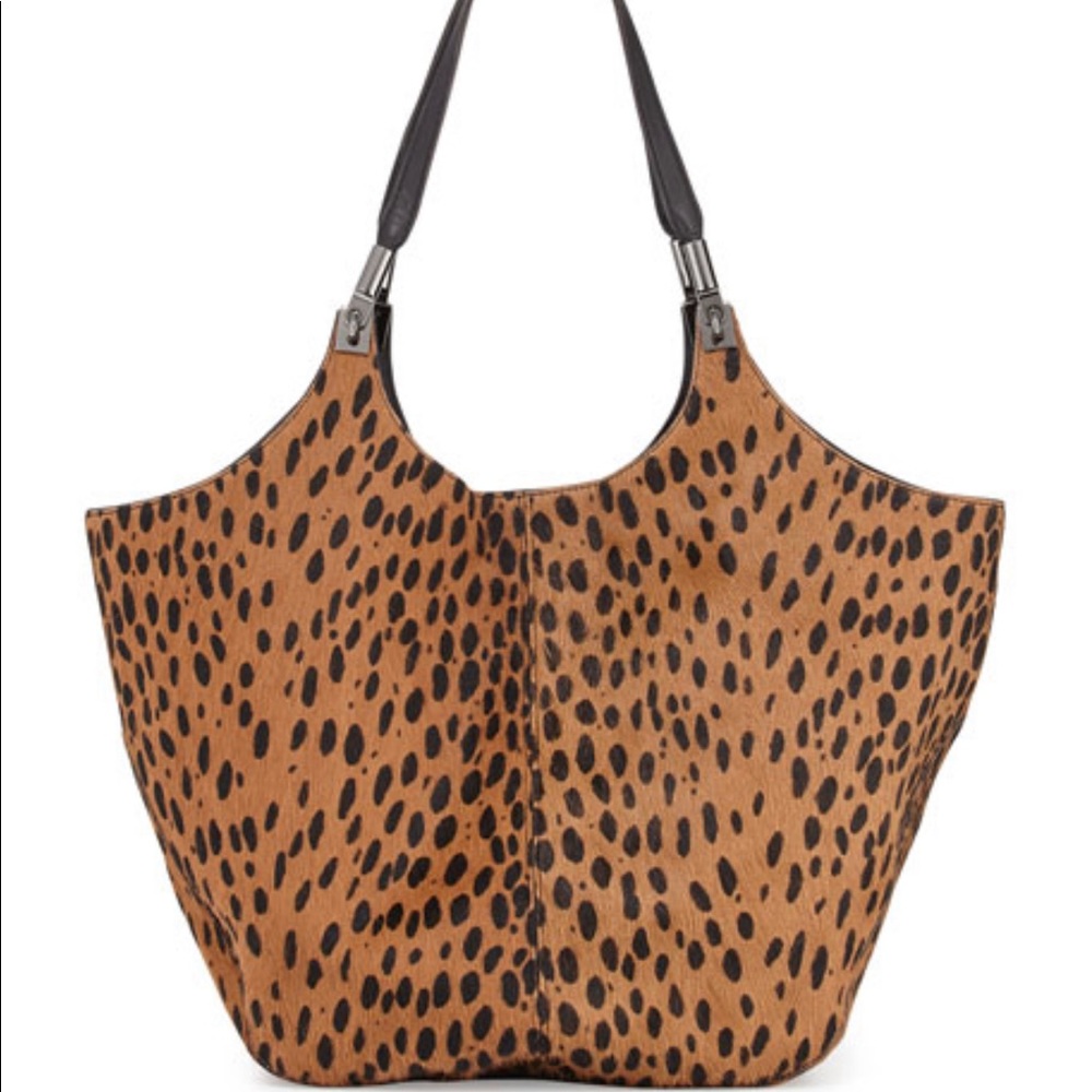 Elizabeth and James Leopard Calf Hair Bag Rare Find
